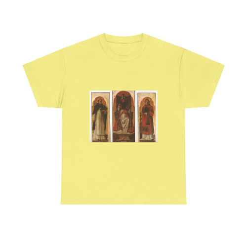 VIVARINI, Bartolomeo - Sts Dominic, Augustin, and Lawrence (Artwork) T-Shirt