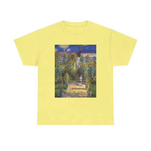 MONET, Claude - Monet's Garden at Vetheuil (Artwork) T-Shirt