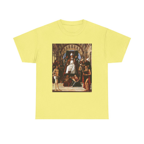 VIVARINI, Alvise - Altarpiece of St Ambrose (detail) (Artwork) T-Shirt