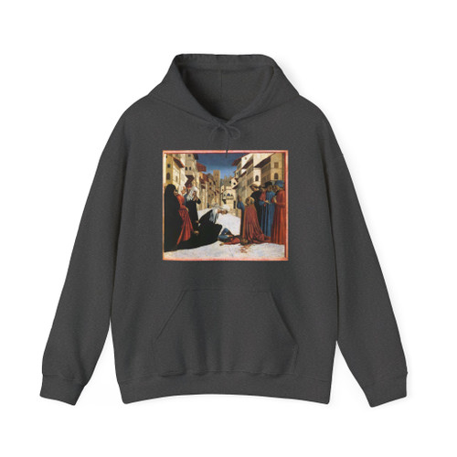 DOMENICO Veneziano - St Zenobius Performs a Miracle (predella 4) (Artwork) Hoodie