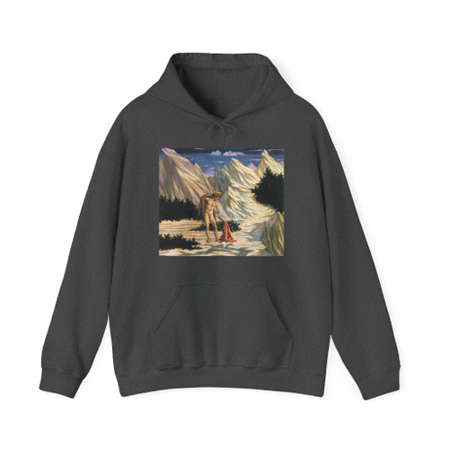 DOMENICO Veneziano - St John in the Wilderness (predella 2) (Artwork) Hoodie