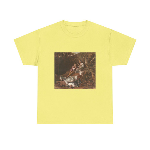 POTTER, Paulus - Landscape with Shepherdess Shepherd Playing Flute (detail) (Artwork) T-Shirt