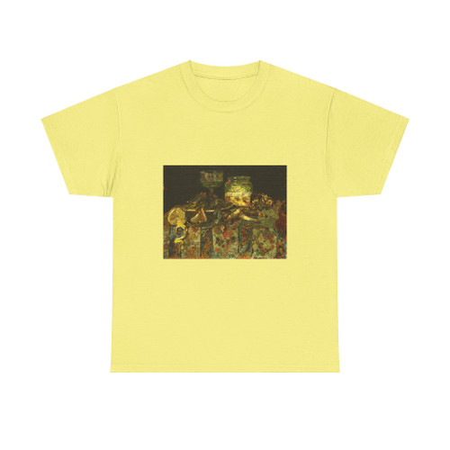 MONTICELLI Adolphe - Still Life - Oysters, Fish (Artwork) T-Shirt