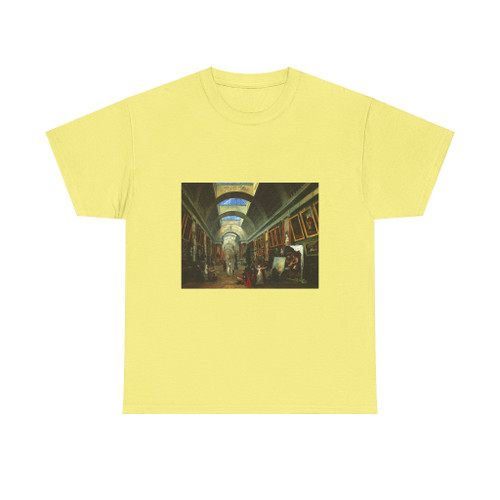 ROBERT, Hubert - Design for the Grande Galerie in the Louvre (Artwork) T-Shirt