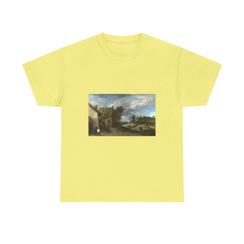 TENIERS, David the Younger - Peasants playing Bowls outside a Village Inn (Artwork) T-Shirt