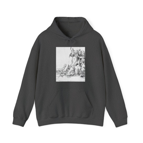 HUBER, Wolf - Landscape with Castle (Artwork) Hoodie