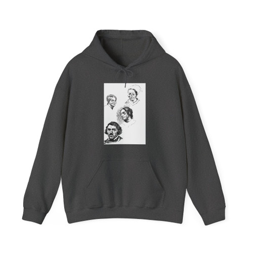 DELACROIX, EUGENE - Page of a sketchbook (Artwork) Hoodie