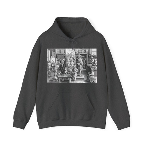 GALLE, Philip - A Painter's Workshop (Artwork) Hoodie