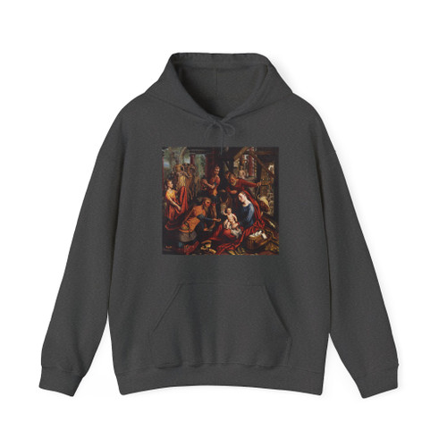 AERTSEN, Pieter - Triptych with the Adoration of the Magi (central panel) (Artwork) Hoodie