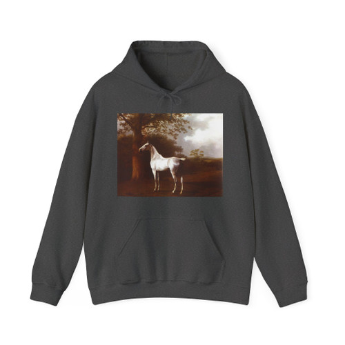 AGASSE, Jacques-Laurent - White Horse in Pasture (Artwork) Hoodie