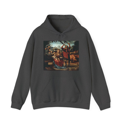 LLANOS, Fernando - Rest during the Flight to Egypt (Artwork) Hoodie