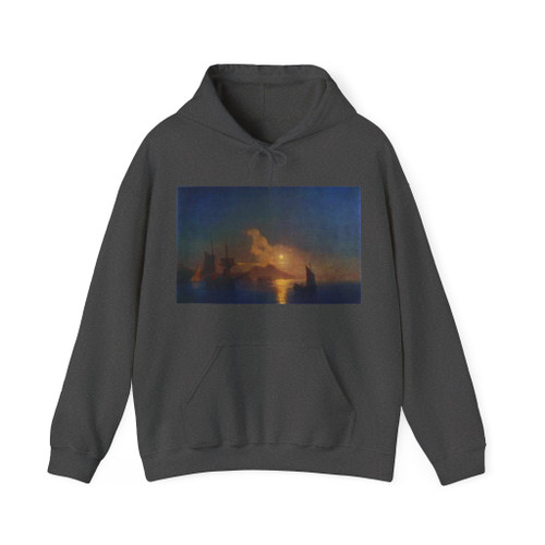 AIVAZOVSKY, Ivan Konstantinovich - The Bay of Naples by Moonlight (Artwork) Hoodie