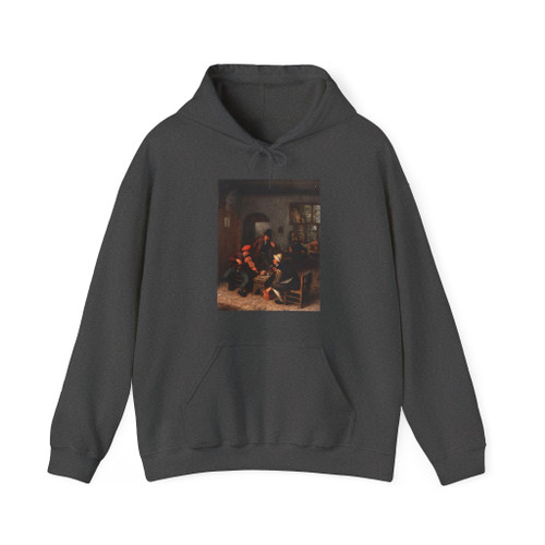 OSTADE, Adriaen Jansz. van - Interior of a Tavern with Violin Player (Artwork) Hoodie
