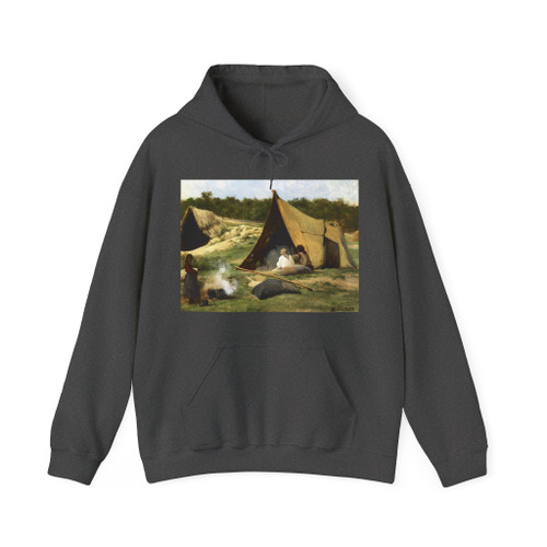BIERSTADT, Albert - Indian Camp (Artwork) Hoodie