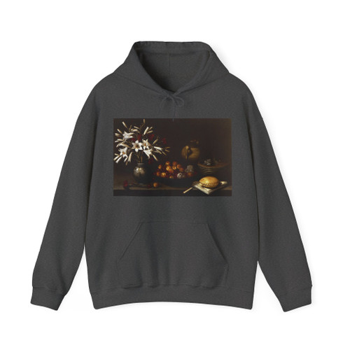BARRERA, Francisco - Still-Life with Flowers and Fruit (Artwork) Hoodie