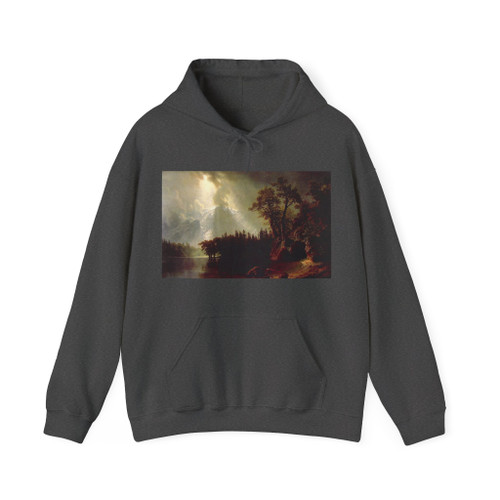 BIERSTADT, Albert - Passing Storm over the Sierra Nevada (Artwork) Hoodie