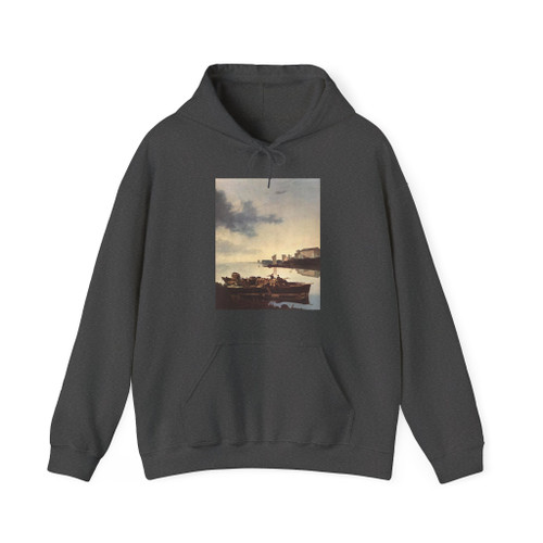 PYNACKER, Adam - Barges on a River (Artwork) Hoodie