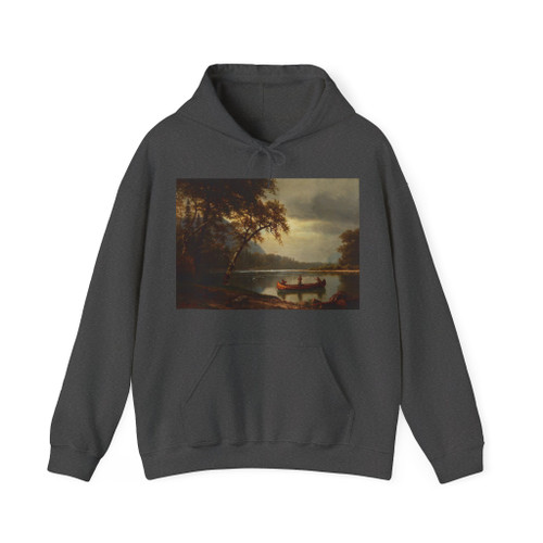 BIERSTADT, Albert - Salmon Fishing on the Cascapediac River (Artwork) Hoodie