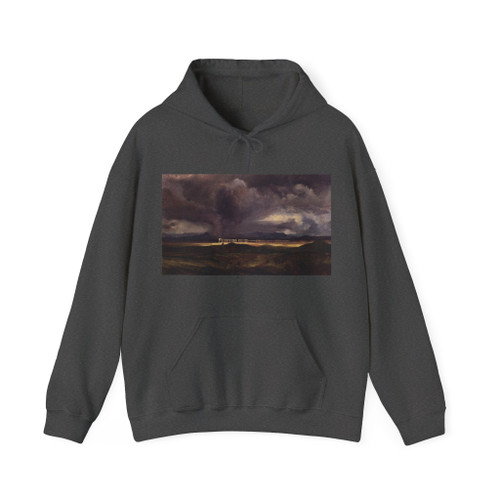 BLECHEN, Karl - Stormy Weather over the Roman Campagna (Artwork) Hoodie