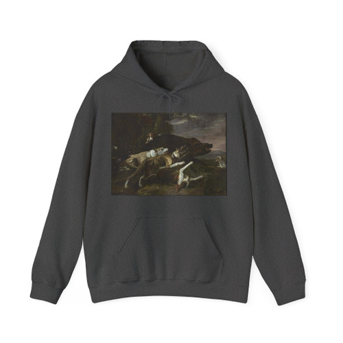 BOEL, Pieter - Hounds Assailing a Boar (Artwork) Hoodie