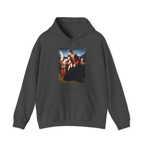 PIERO DI COSIMO - Virgin and Child with Two Angels (Artwork) Hoodie