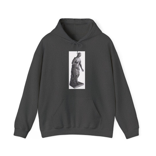 PIGALLE, Jean-Baptiste - Mme de Pompadour as the Goddess of Friendship (Artwork) Hoodie