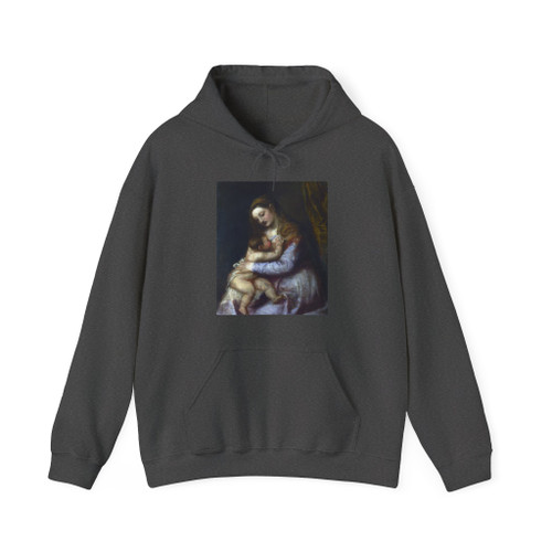 TIZIANO Vecellio - Madonna and Child (Artwork) Hoodie