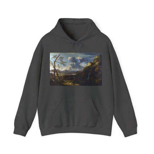 ROSA, Salvator - Landscape with Tobias and the Angel (Artwork) Hoodie