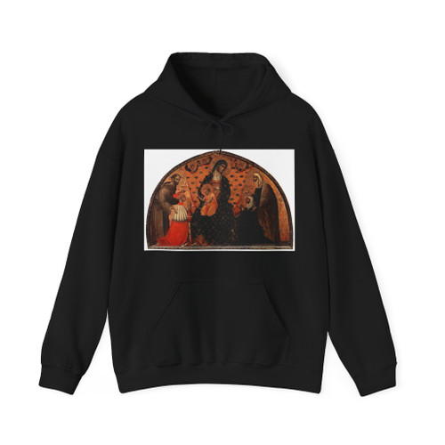 PAOLO VENEZIANO -  Doge Francesco Dandolo and his Wife Presented to the Madonna (Artwork) Hoodie
