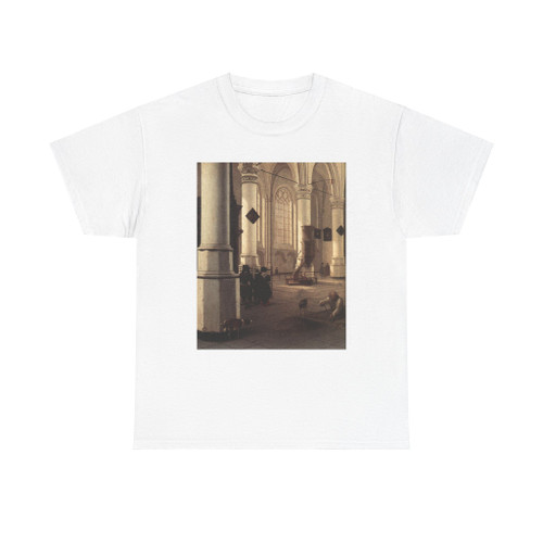 VLIET, Hendrick Cornelisz. van - Interior of the Nieuwe Kerk at Delft (Artwork) T-Shirt