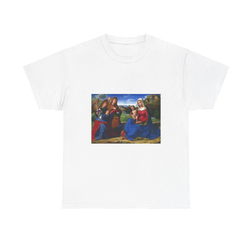 PREVITALI, Andrea - The Virgin and Child adored by Two Angels (Artwork) T-Shirt