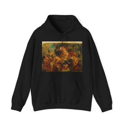 DELACROIX, EUGENE - Lion Hunt2 (Artwork) Hoodie