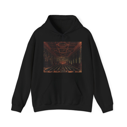 DIZIANI, Antonio - The Sala del Maggior Consiglio, Doge's Palace (Artwork) Hoodie