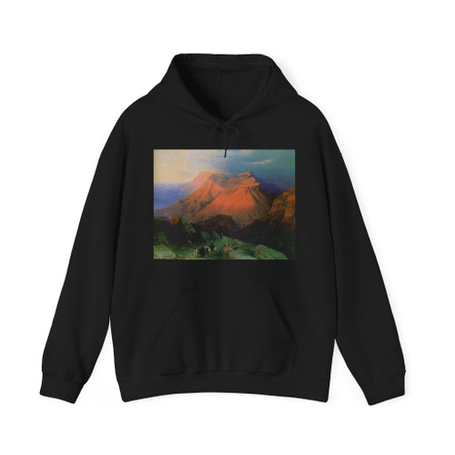 AIVAZOVSKY, Ivan Konstantinovich - Mountain village gunib in Daghestan-View from the east (Artwork) Hoodie