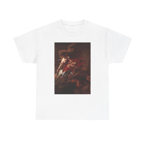 PUGET, Pierre -painting- The Education of Achilles by Chiron (Artwork) T-Shirt