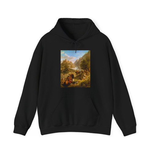 DELACROIX, EUGENE - Arabs Skirmishing in the Mountains (Artwork) Hoodie