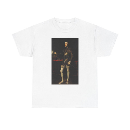 TIZIANO Vecellio - Portrait of Philip II in Armour (Artwork) T-Shirt