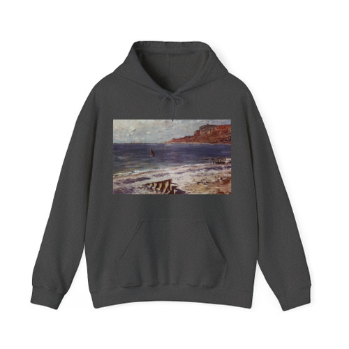 MONET, Claude - Sailing at Sainte Adresse (Artwork) Hoodie