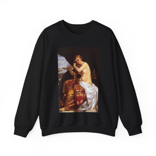 DAVID,Jacques-Louis - Jules Venitienne A Sa Toilette (Artwork) Crewneck Sweatshirt