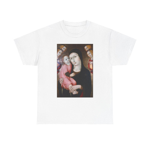 SANO di Pietro - Virgin and Child with Four Angels (Artwork) T-Shirt
