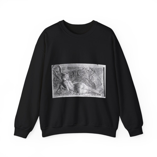 DAVID d'Angers - Nereid Bringing the Helmet of Achilles (Artwork) Crewneck Sweatshirt