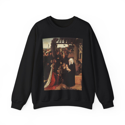 DAVID, Gerard - Adoration of the Magi2 (Artwork) Crewneck Sweatshirt