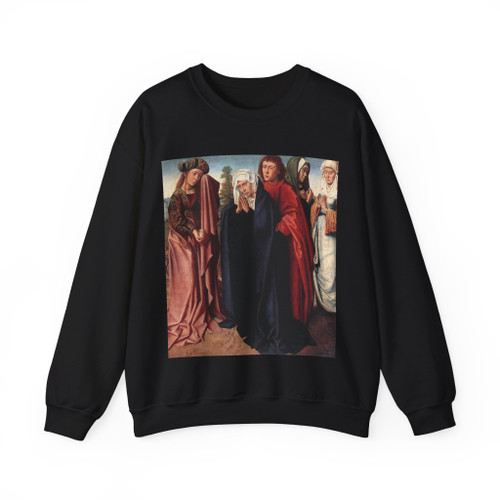 DAVID, Gerard - The Holy Women and St John at Golgotha (Artwork) Crewneck Sweatshirt