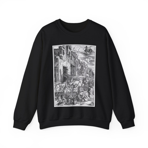 DURER, Albrecht - 14. The Rest during the Flight to Egypt (Artwork) Crewneck Sweatshirt
