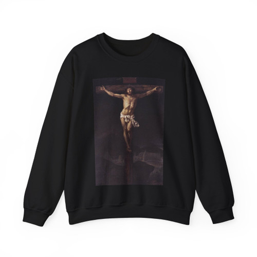 DAVID,Jacques-Louis - Christ on the Cross (Artwork) Crewneck Sweatshirt
