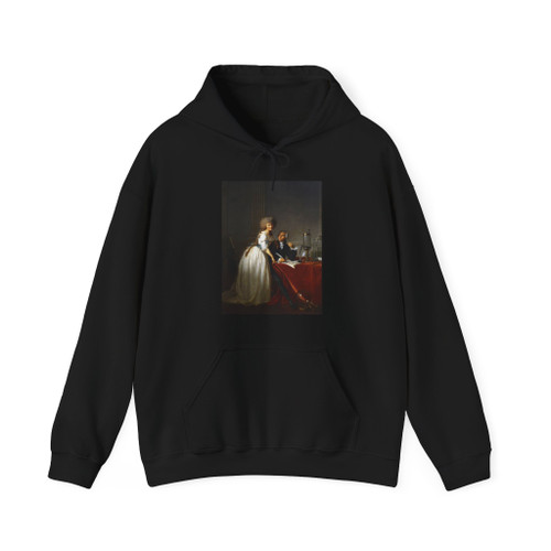 DAVID,Jacques-Louis - Portrait of Antoine-Laurent and Marie-Anne Lavoisier (Artwork) Hoodie