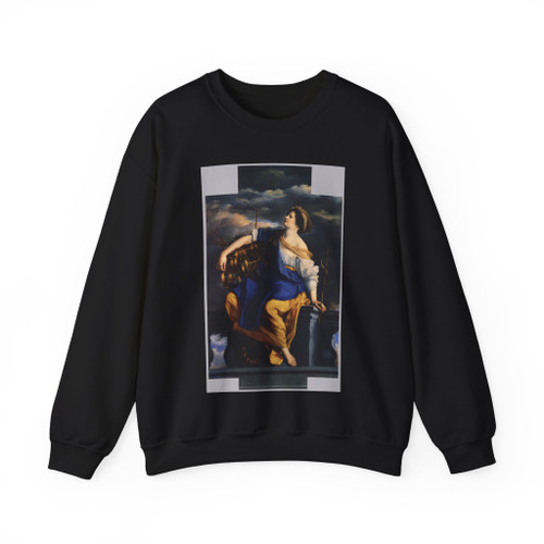 GENTILESCHI, Orazio - Public Felicity Triumphant over Dangers (Artwork) Crewneck Sweatshirt