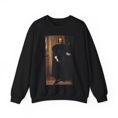 DYCK, Sir Anthony Van - Portrait of Joost de Hertoghe (Artwork) Crewneck Sweatshirt