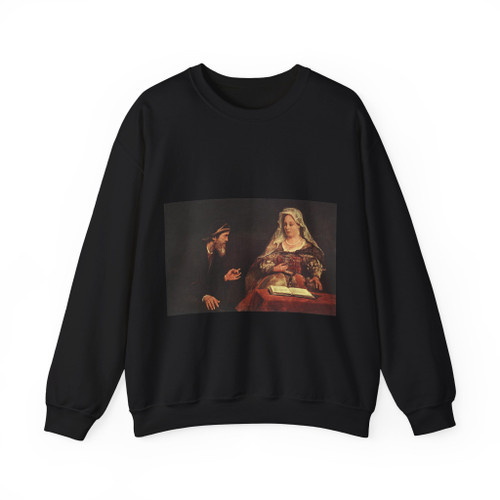 GELDER, Aert de - Esther and Mordecai (Artwork) Crewneck Sweatshirt