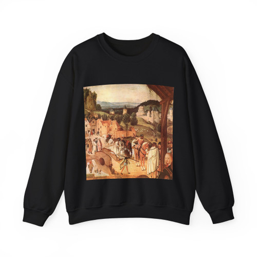 GEERTGEN tot Sint Jans - Adoration of the Magi (detail) (Artwork) Crewneck Sweatshirt